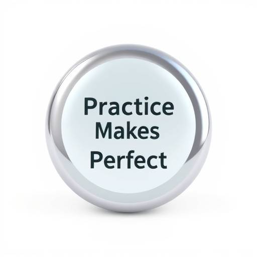 Practice makes perfect icon